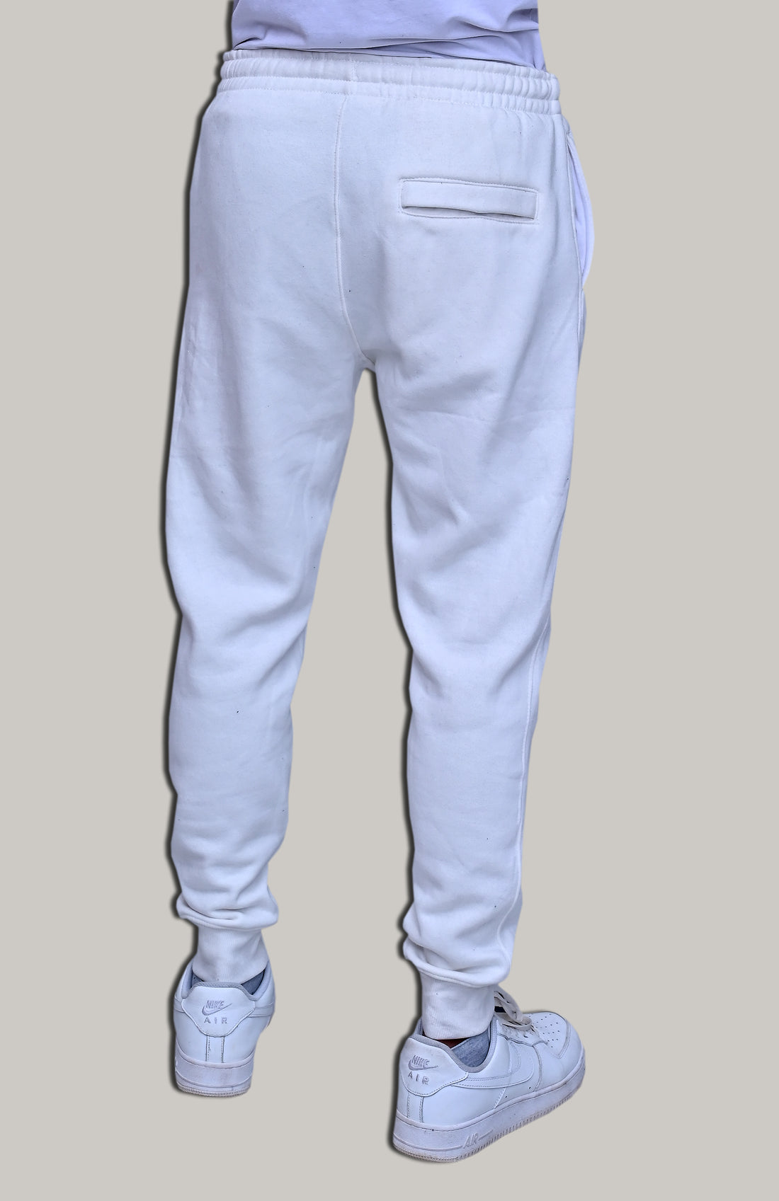 Nik Fleece Trouser White