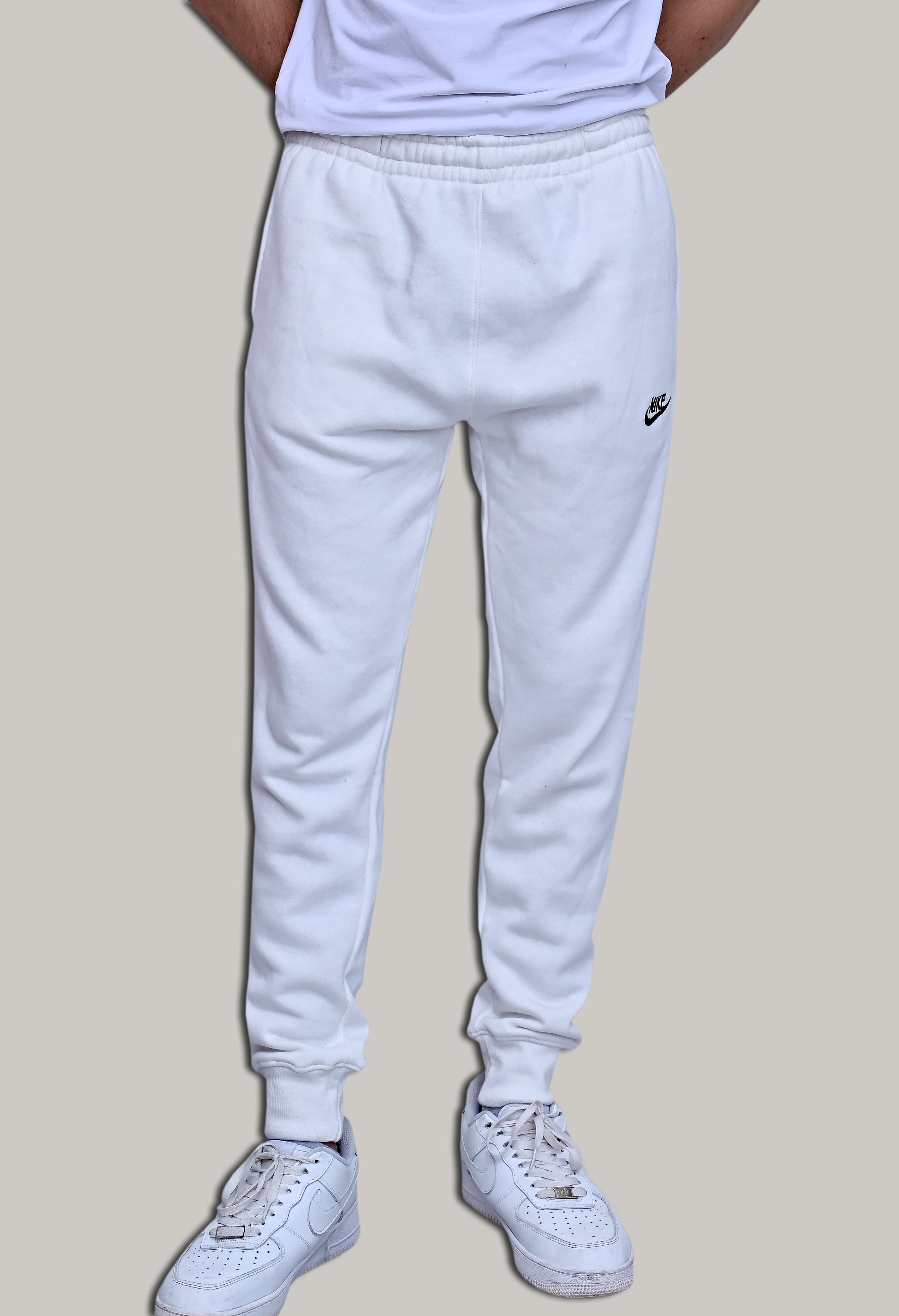 Nik Fleece Trouser White